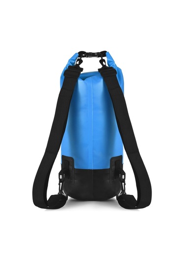 Siyah Tomshoo Su Geçirmez Kuru Çanta 10l/20l Roll-top Kuru Çanta Sırt Çantası Seyahat İçin Su Geçirmez Telefon Kılıfı İle 20 Litre