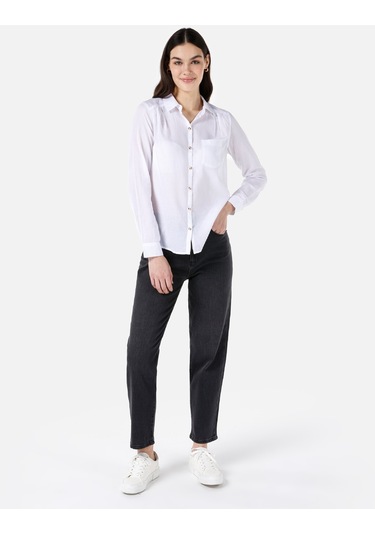 Colins Beyaz Kadın Gömlek U.kol Cl1068235 Q1.v1 Wht Beyaz