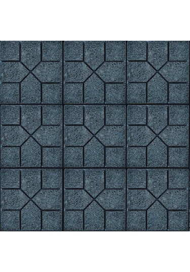 Reedark Bahçe Yolu Kalıbı - Yeniden Kullanılabilir Abs Malzeme İle Dıy Kare Taş Döşeme Çok Renkli