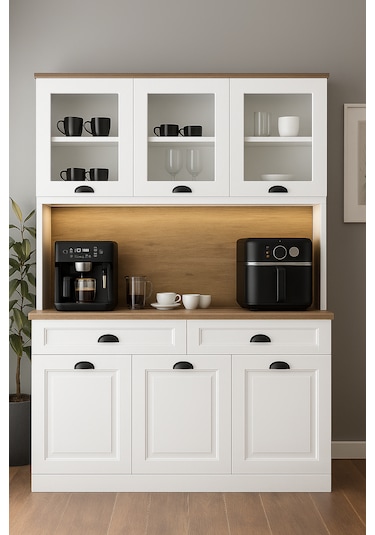 Barista Çok Amaçlı Dolap Kahve Köşesi Kiler Ardiye Mutfak