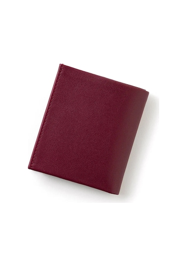 Axel Erkek Deri İnce Tasarım Cüzdan Bordo