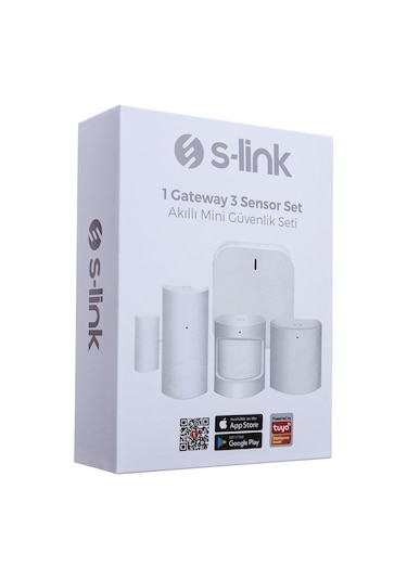S-Link Sl-Zs01 Zigbee Sensör Seti 1Gateway Ve 3 Parça Sensör - 34