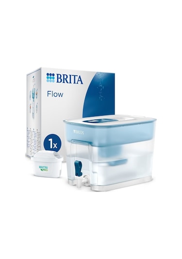 BRITA Flow 1x Maxtra Pro All-In-1 Filtreli Su Arıtma Sebili - 8,2 lt