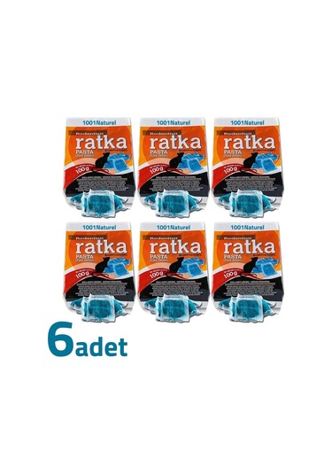 Ratka Pasta Fare Sıçan Zehiri 100 Gr X 6 Adet