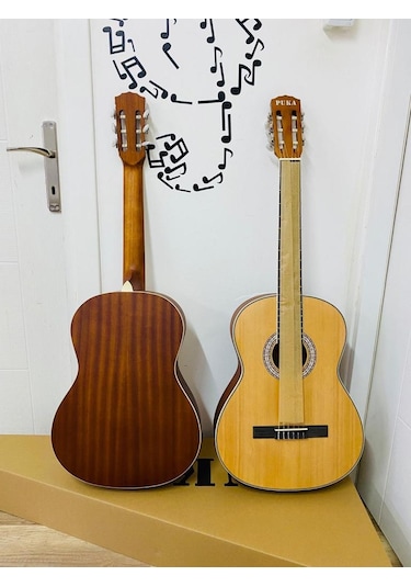 Agostini-Puka Hg400-N Maun Ağacı 4/4 Tam Klasik Gitar-Sap Ayarlı
