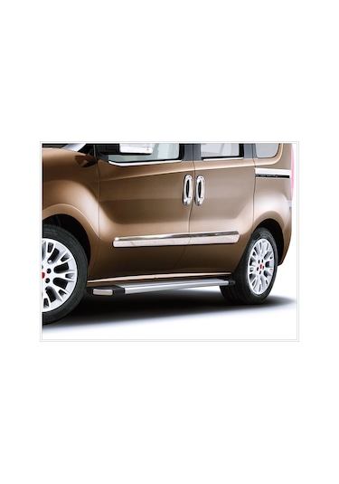 Fiat Doblo Krom Yan Kapı Çıtası 4 Kapı 2010-2022 P. Çelik