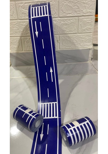 Otobant Yol Yapım Bantı Çocuklar İçin Lacivert Renk 7cm X 10 Metre