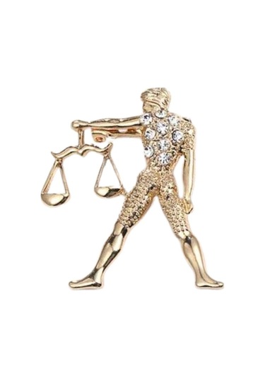 Harmonylibra Terazi Broşu Çok Renkli