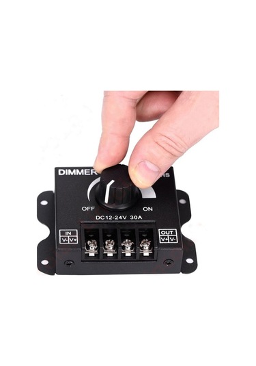 Dc 12v 24v 30a Led Sürücü Dimmer 360w 720w Voltaj Ayarlı Ampul