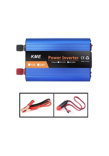 Sones Carmaer 500w Araba Akıllı Çok Fonksiyonlu Dijital Ekran İnvertör Ev Güç Dönüştürücü, Özellikler:24v İla 220v