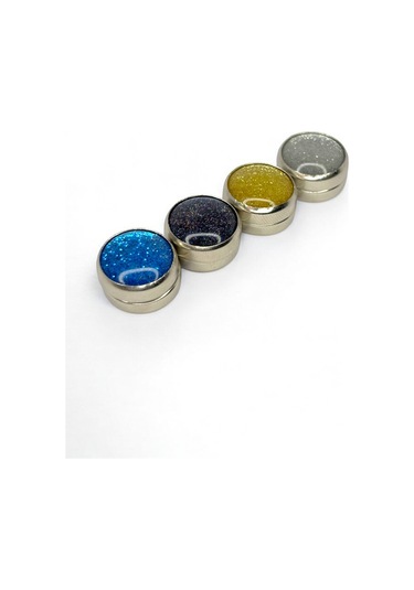 Eşarp Ve Şal Mıknatısı Simli Açık Gri - Başörtü Tutucu Kadın Tesettür Aksesuar Mıknatıs Açık Gri