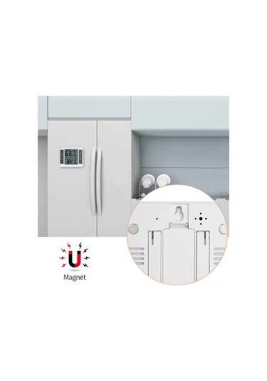 Dancemonkey Dijital Lcd Termometre Ve Higrometre - Sıcaklık/nem Ölçer, Max/min, Geçişli, Kullanışlı Tasarım