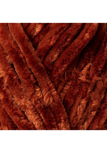 Kürkçü Han Kadife 100 G 95 M Örgü İpi Khkad Kahverengi