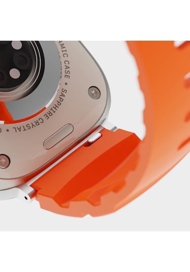 Apple Uyumlu Watch 44mm Zore Krd-143 Silikon Kordon