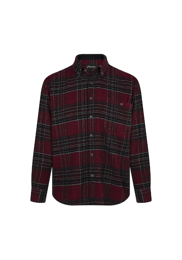 Fabio Cassani Erkek Kışlık Hakiki Oduncu Gömleği Bordo-6913 Bordo Fabio Cassani Erkek Kışlık Hakiki Oduncu Gömleği Bordo-6913 Bordo