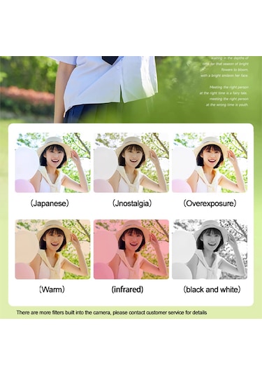 Ac06c Öğrenciler 2,8 İnç Ccd Retro Dijital Kamera Hd 16x Yakınlaştırma 48mp Video Kaydedici