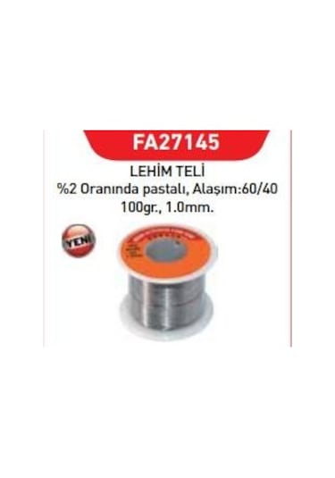 Ennalbur Fastbond 27145 Lehim Teli 1 Mm 100 Gr