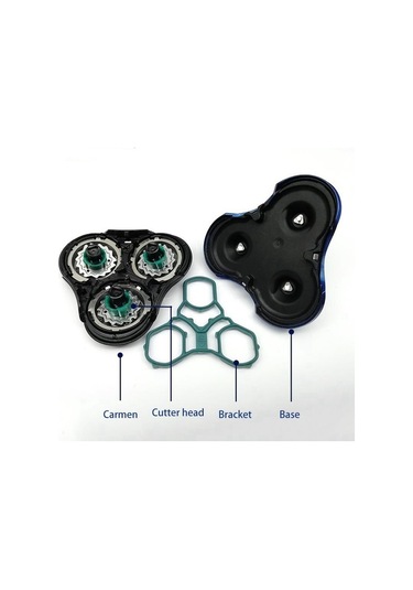 Agoodshop Tıraş Makinesi Yedek Bıçak Folyo Kafa Philips Serisi Için Rq11 Rq1150 Rq10 Rq1131 Rq1190 Rq