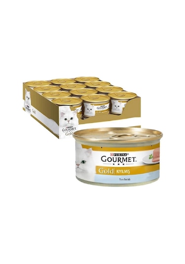 Gourmet Gold Kıyılmış Ton Balıklı 85 Gr X 12 Adet