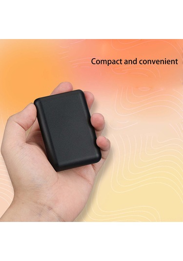 Geeksen 5000mah 5v Usb Şarj Cihazlı Isıtıcı Eldiven, Çorap Ve Giysi İçin Taşınabilir Mini Güç Kaynağı Siyah