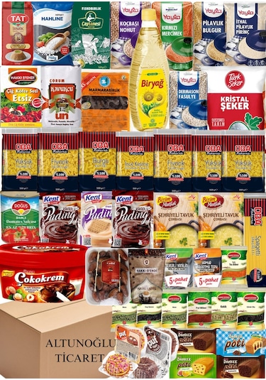 Ramazan Erzak Paketi Kumanya Yardım Gıda Kolisi Mega 45 Parça Ürün