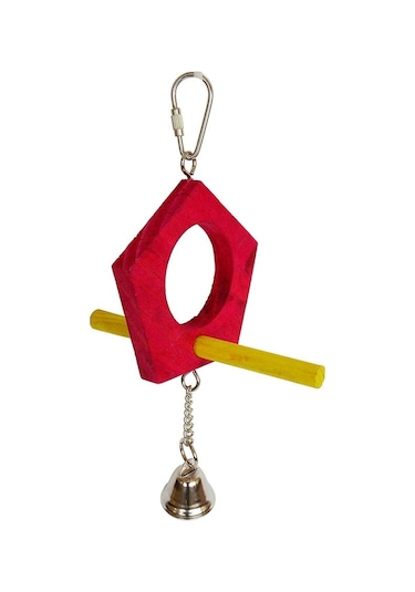 Eastland Çıngıraklı Ahşap Tünek  22 CM