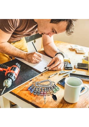 Wealthglow 10 Adet 1/4 Inç Hex Shank Tornavida Uçları Tutucu Uzatma Çubuğu Anahtarlık Vida Adaptörü Matkap Matkap Uçları Tutucu Uçlar Renkli Jx2k4u