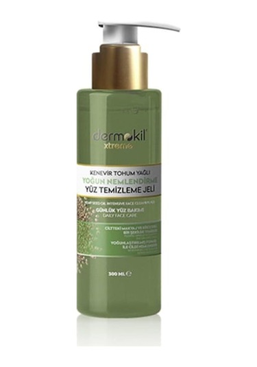 Dermokil Kenevir Tohumu Yağlı Nemlendirici Yüz Temizleme Jel 300 ML