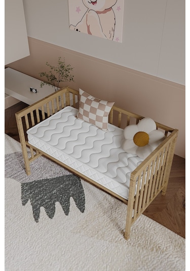 Argimo Alba 10 Cm Sünger Bebek Beşik Park Yatağı 60x120