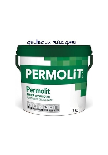 Tavan Boyası Beyaz Permolit 1 KG