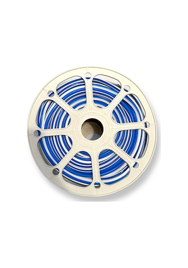 Ikinci Nesil Mavi Difüzör 5 Metre 6mm Neon Led Silikon Şerit Kapağı Led Şerit İçermez