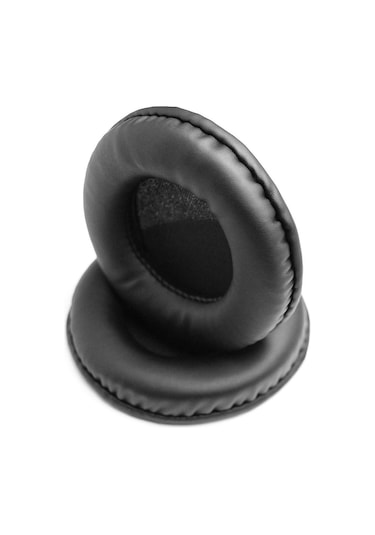 Youmex Akg K518/ath Esw9/sony Nc6 Kulaklık İçin 75mm Siyah Değiştirme Kulaklık Örtüsü - Pu Deri Ve Hafıza Köpüğü, Ses Kalitesini Artırır Siyah