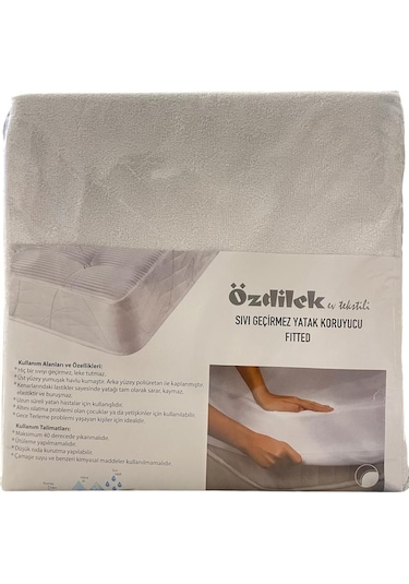Özdilek Fitted Sıvı Geçirmez Yatak Koruyucu Alez Pamuklu 120x200 Tek Kişilik