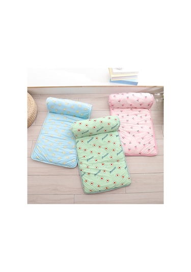 Wezone Kediler Ve Köpekler İçin Buz İpi Serinletici Yastıklı Yatağı - Kaymaz Tabanlı, Makine Yıkama Uygun, Pembe Ayı Desenli, S Boyutu 60x40cm Siyah