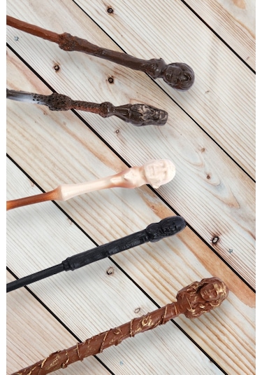 Harry Potter Asası 5'li Asa Seti Harry Hermione Voldemort Dumbledore Snape