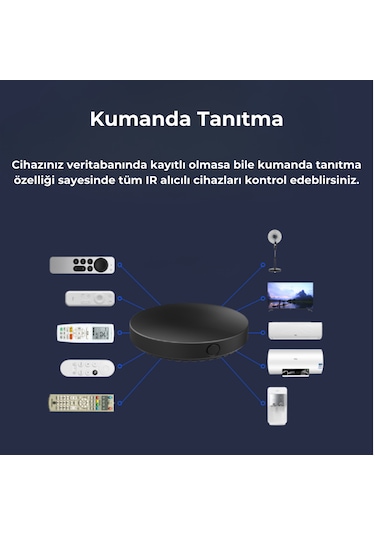 Wifi Akıllı Ir + Rf Kumanda Tuya - Smart Life Uyumlu