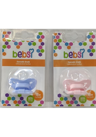 Bebsi 280 Damaklı No:3 18+ Ay Emzik Mavi Çok Renkli