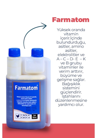 Munich Vet 2'li Set Farmatom Vitamin 1 L + Neftor Hırıltı 500 ML