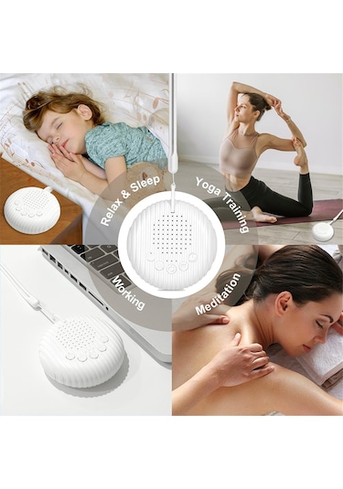 Xurunkeji Beyaz Gürültü Ses Makinesi, Taşınabilir Bebek Ses Makinesi, Bebek Odası İçin Gürültü Önleyici Seyahat Ses Makinesi Beyaz