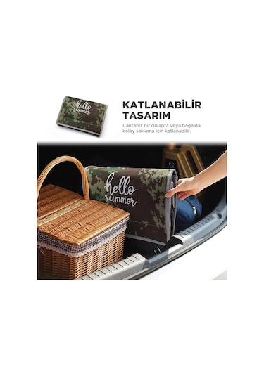 Coolist Cl26C 26 L Katlanabilir Termos Bez Çanta / Buzluk Çok Renkli