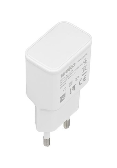 Weko Wk-21434 2.1 Amper Telefon Şarj Adaptörü + Micro Usb Kablo