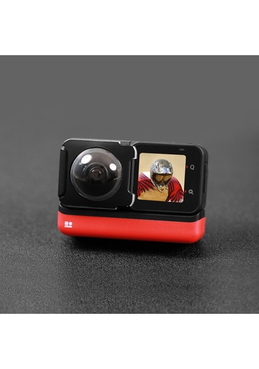 Puluz Lens Korumaları Insta360 One R / Rs / Sphere Siyah İçin Pc Koruyucu Kapak