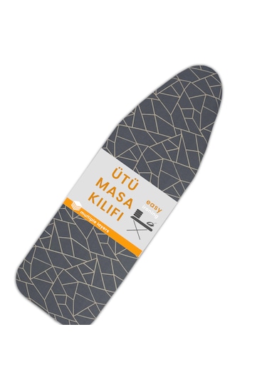 Beylini Ütü Masası Kılıfı Örtüsü Bezi, Keçeli Süngerli Lastikli Y