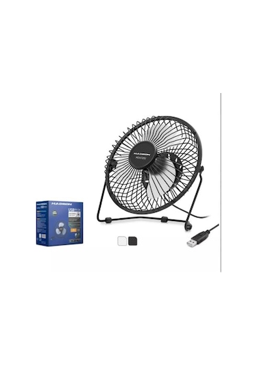 Hadron Hdx7252 Siyah Vantilatör Usb Metal18cm