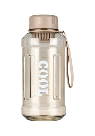 1200ml Yaz Filtre Büyük Kapasiteli Ağ Anti-düşme Plastik Su Bardağı Ewlzv8 Kahverengi