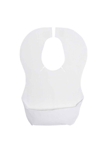 Sevi Bebe 2619 Kağıt Mama Önlüğü 12 Li Beyaz