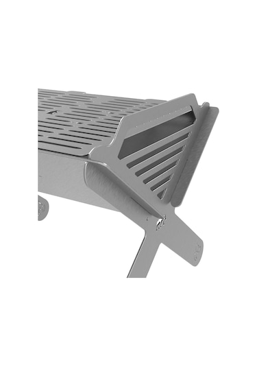 Kamp Ayısı X-mangal : Çelik Mangal Katlanabilir Izgara Çantalı, Taşınabilir, Dayanıklı, Hızlı Kurulum