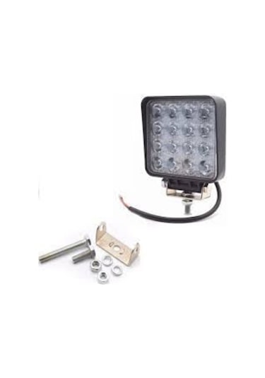 10 Adet 16 Led Off Road Sis Fari Sis Lambasi Çalisma Lambasi Projektör