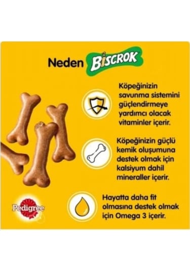 Pedigree Biscrok Original Köpek Ödül Bisküvisi 12 x 500 G