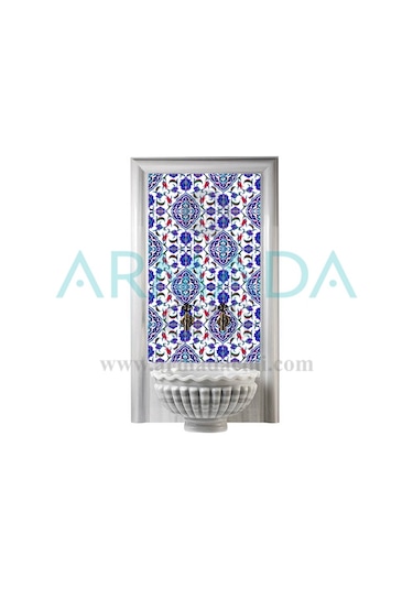 Armada Çini 60X100 CM Ac 44 Osmanlı Serigraf Türk Hamamı Pano